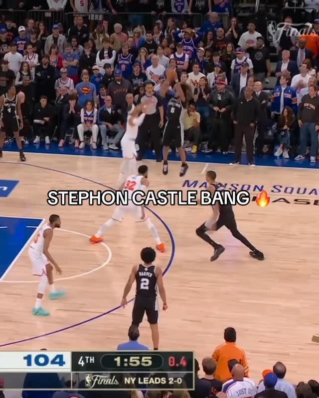 WHEN THE SPURS NEEDED HIM MOST, CASTLE DELIVERED 💰

#NBAFinals