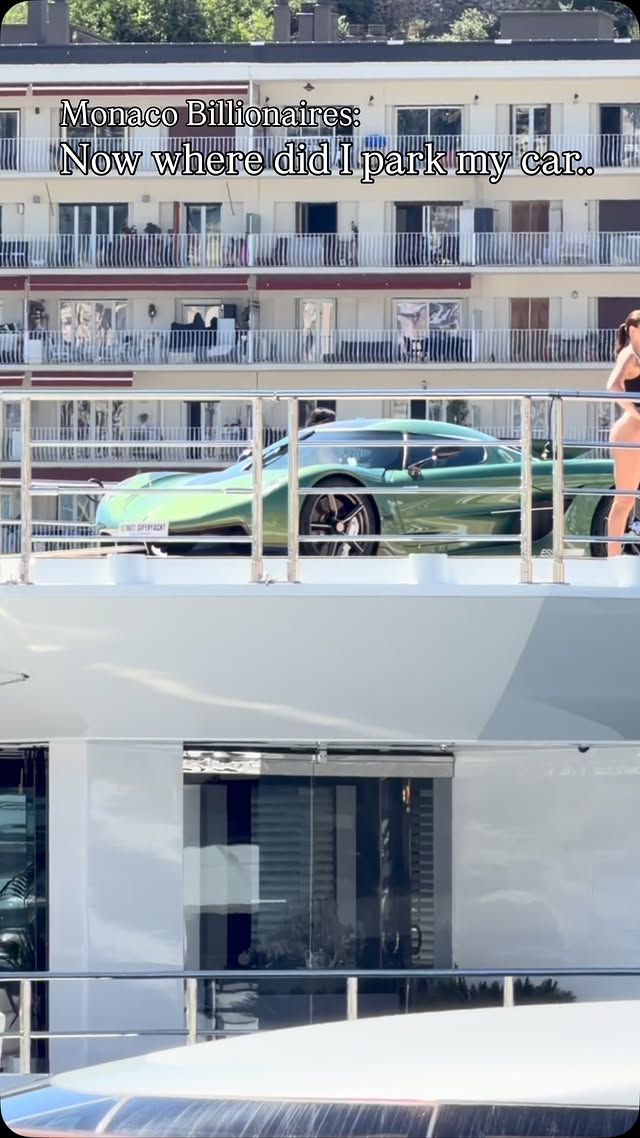 Monaco F1 is just different level of rich! Billionaire are parking problems..