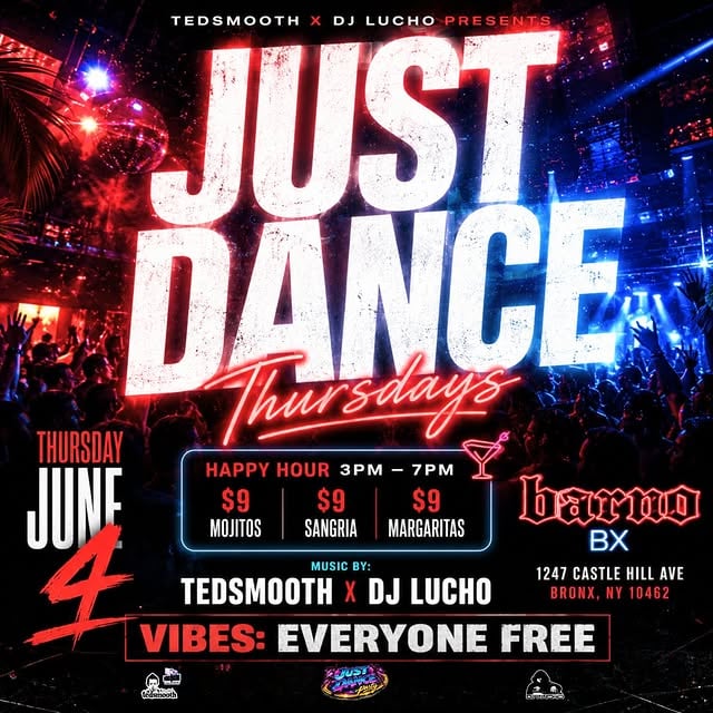 It’s all about curating when you are building something special!! @tedsmooth x @djluchony return to @barriobx this Thursday for The Just Dance Party!! 💃🕺 by @tedsmooth