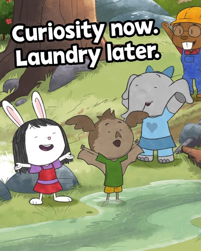Did you even have fun if your clothes didn’t get a little muddy? 🏞️ by @pbskids