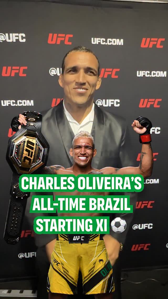 Charles Oliveira has some legends in his squad 🔥🇧🇷