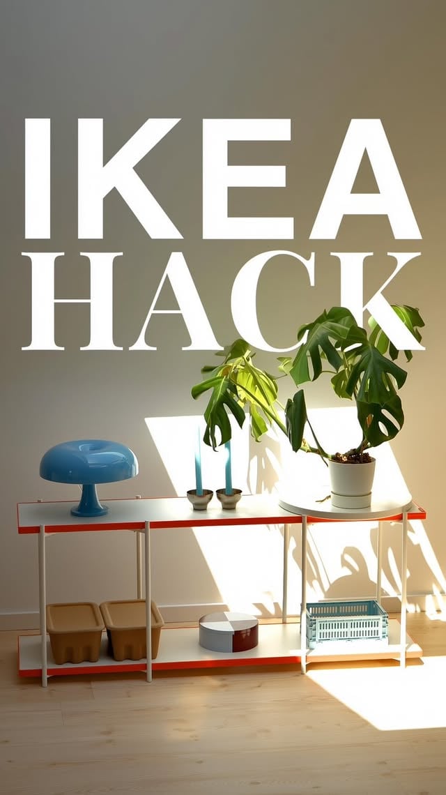 IKEA Sideboard HACK 🤩🛠️
⠀
Dieses DIY ist wirklich so easy, für jeden umsetzbar und Leute, können wir mal über das Ergebnis sprechen 😮‍💨?
⠀
Mein Lowboard ist exakt 1311 mm lang – und hat keine 70 € gekostet.
⠀
So passt ihr die Länge an: Je länger das Board, desto weiter stellt ihr die Untergestelle
auseinander bzw. ergänzt zusätzliche Gestelle.
Da es im Baumarkt Zuschnitte bis fast 2,80 M gibt, sind auch extra lange Lowboards kein Problem.
⠀
🛠🛠 Das braucht ihr:
•⁠ ⁠IKEA GLADOM Tabletttische (Anzahl je nach Länge)
•⁠ ⁠IKEA TRIXIG Schrauben- & Dübel-Set (daraus Rundkopfschrauben 4×30 mm)
•⁠ ⁠18–19 mm Dekorspanplatte vom Baumarkt (Holzzuschnitt)
o oberer Boden: Wunschlänge × 300 mm
o unterer Boden: Wunschlänge × 326 mm
•⁠ ⁠Textiles Kantenband
•⁠ ⁠Kippsicherungen (z.B. von Nobilia) Immer ein Muss bei Kindern! Winkel einfach
zwischen oberer Platte und Wand befestigen.
•⁠ ⁠4 mm Metallbohrer
⠀
Und jetzt lasst uns unbedingt wissen, wie ihr die Idee findet 😇!
⠀
#ikeahack #ikeahacks #ikeahackers #ikeaideas #diyidee