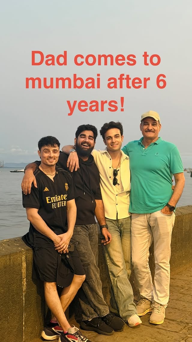 Snippets of me and my bestie rocking it in mumbai.
Ps - bestie is my dad.