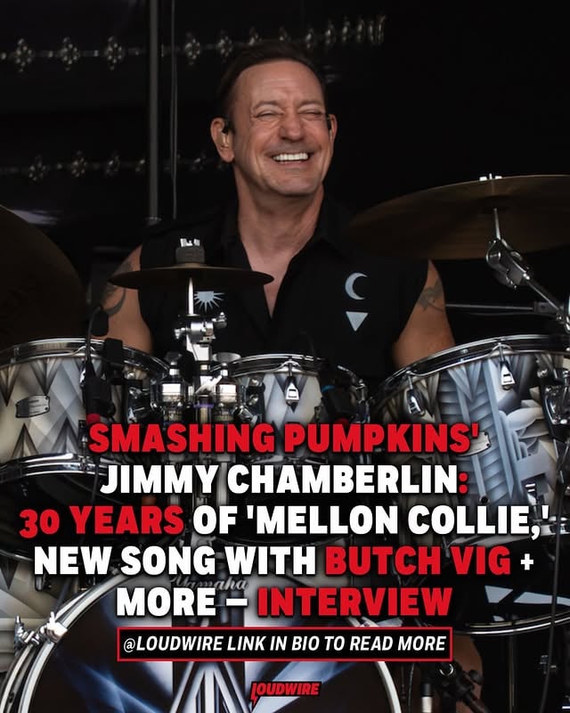 On Tuesday, Smashing Pumpkins’ Jimmy Chamberlin stopped by Loudwire Nights to dive into the band’s upcoming tour celebrating 30 years of ‘Mellon Collie and the Infinite Sadness.’ As he reflected on that album and shared about the tour, he also opened up about working with Butch Vig on a brand-new song this year.“We had just talked about working again with Butch weeks before this whole opportunity came about. I think we all put it in orbit.”You can hear the whole conversation with Chamberlin and Loudwire Nights host Chuck Armstrong via the @Loudwire link in our bio.#SmashingPumpkins #JimmyChamberlin #Interview #Loudwire by @loudwire