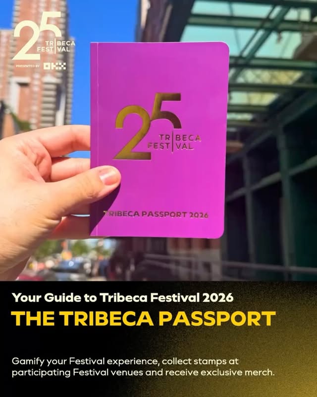 Your mission, should you choose to accept it…Grab a Tribeca Passport at a merch stand, visit participating Festival venues, and collect stamps throughout the Festival.Earn 4+ stamps and you’ll take home an exclusive Passport T-shirt.Part keepsake, part challenge, part Festival guide: your Passport is packed with helpful information about Festival programs, partners, and more, making it the perfect companion for getting the most out of Tribeca. by @tribeca