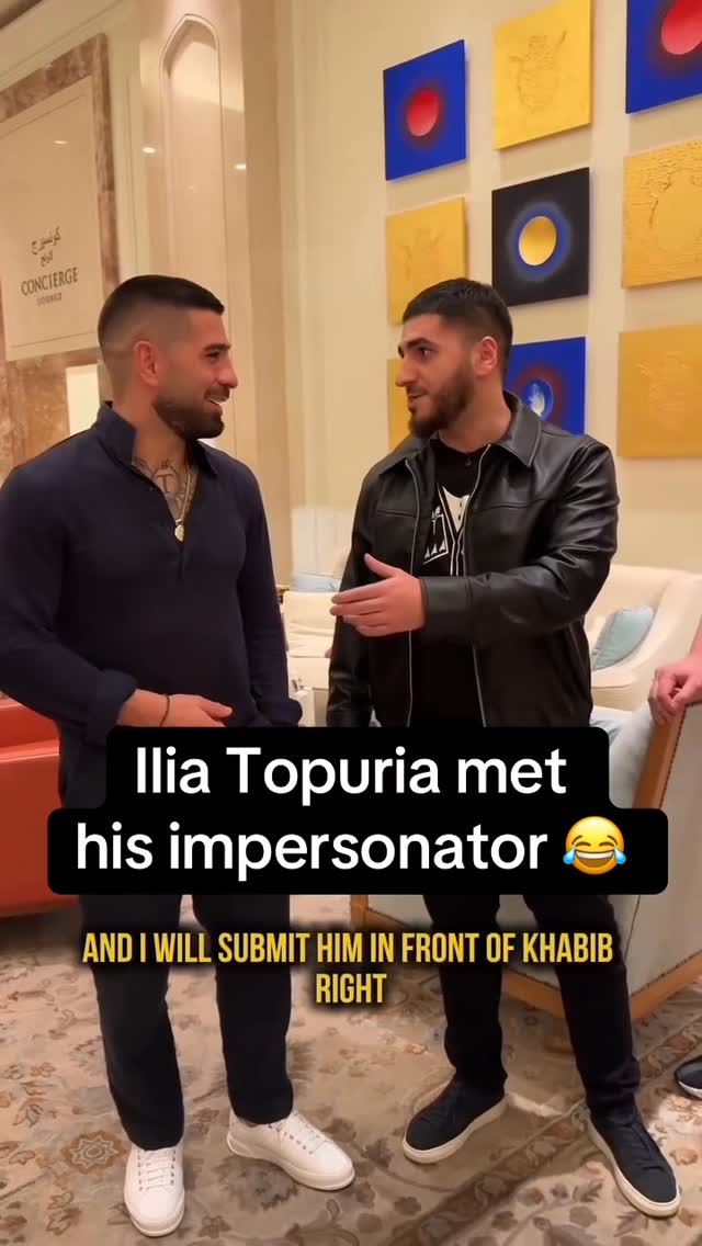 Ilia was shook 😂 (via @dinmukhammed @mimicbro)