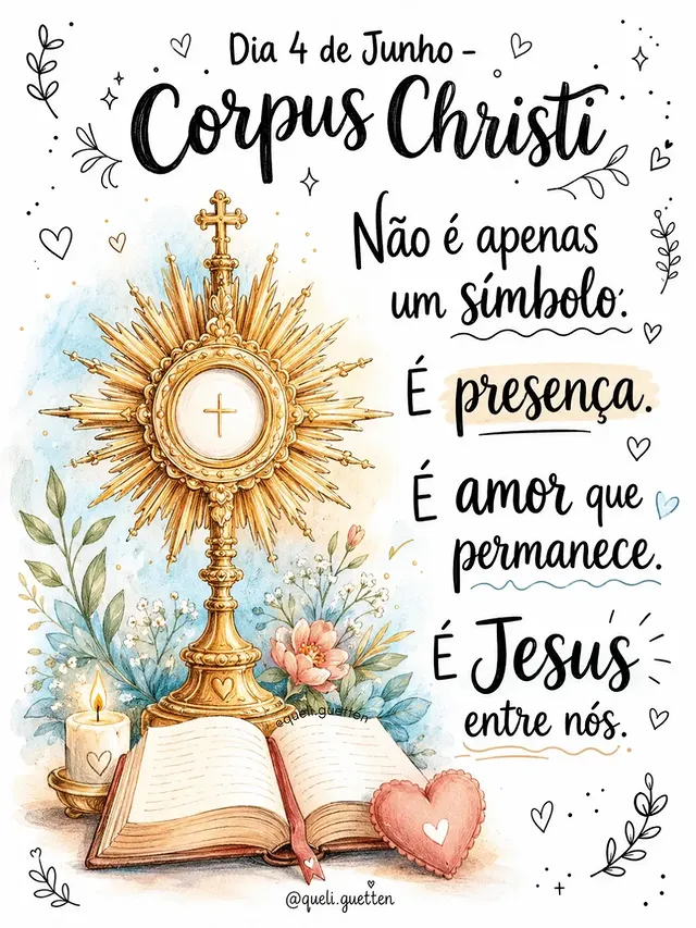 Jesus está entre nós! 🙏🤍🌟
