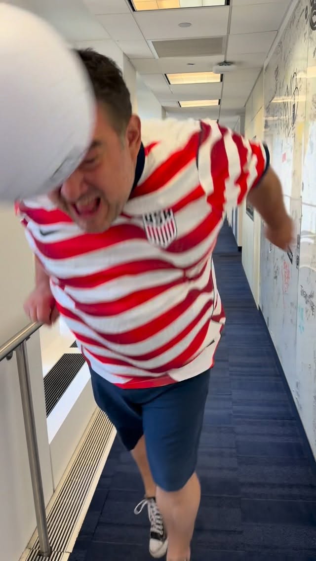 when its world cup week, but also a work week ⚽️ by @mashupnicole
