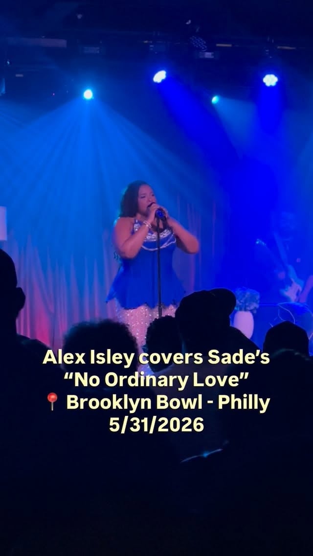 @lovealexisley cover’s Sade’s “No Ordinary Love” during her “When the city sleeps” tour on May 31st at the @brooklynbowl @bbowlphilly #concert #concerts #livemusic #whenthecitysleeps by @londonrockmom