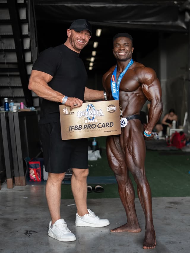 🏆 AND NEWWWW… IFBB PRO!!! 🏆

@oumarfit From day one, we had a vision brother… and you executed it to perfection. 🎯

To watch you achieve a dream you’ve worked so hard for and to play a small part in that journey is something I’m incredibly proud of. A privilege from start to finish. 🤝🙏

The amateur career is done. The card is secured. ✅

Now it’s time to step onto the biggest stage and make some noise in the Pro League. 📈💯

Welcome to the IFBB Pro League, brother. You’ve earned every second of it. 👊

#theconditioncoaches #ifbbproleague #ifbbpro #classicphysique