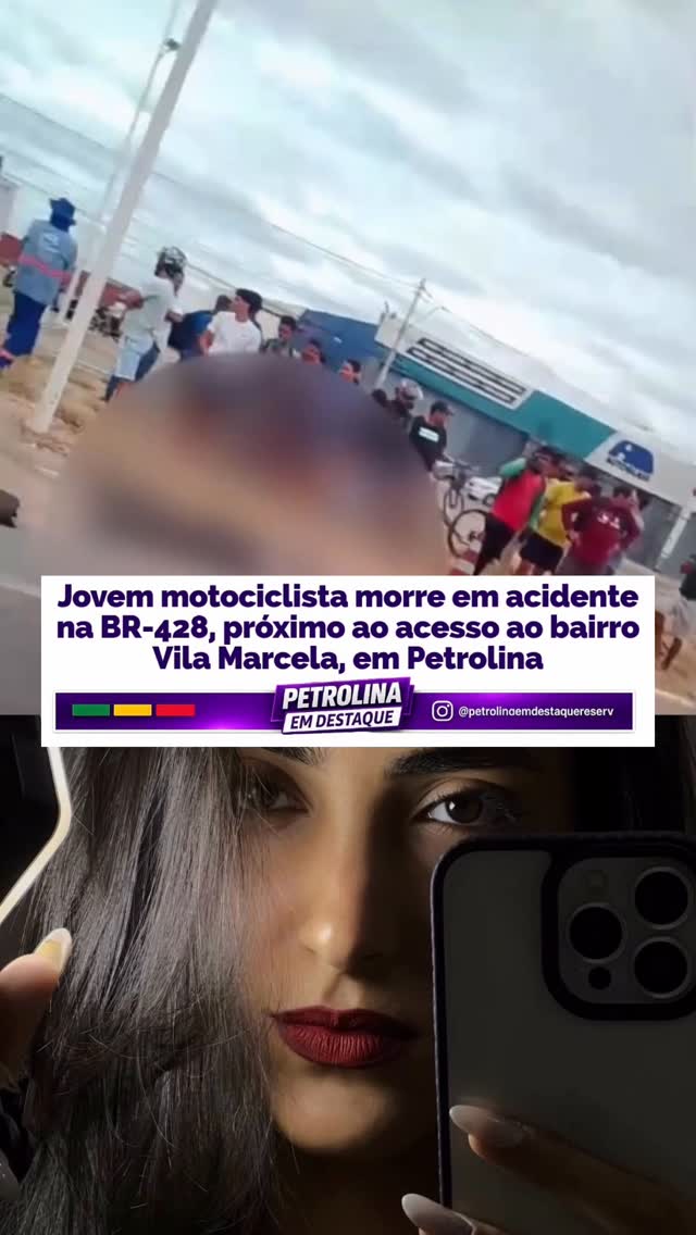 A jovem motociclista Sarah Silva morreu em um acidente registrado na tarde deste sábado (6), na BR-428, próximo ao acesso ao bairro Vila Marcela.

Até o momento, não há informações oficiais sobre as circunstâncias do acidente. Equipes da PRF e do IML foram acionadas para atender a ocorrência.

Um detalhe que chamou a atenção nas redes sociais foi que Sarah havia publicado uma foto em seus stories do Instagram poucas horas antes do acidente. 

🖤 Nossos sentimentos aos familiares e amigos.

#Petrolina #BR428 #Acidente #VilaMarcela #PetrolinaEmDestaque