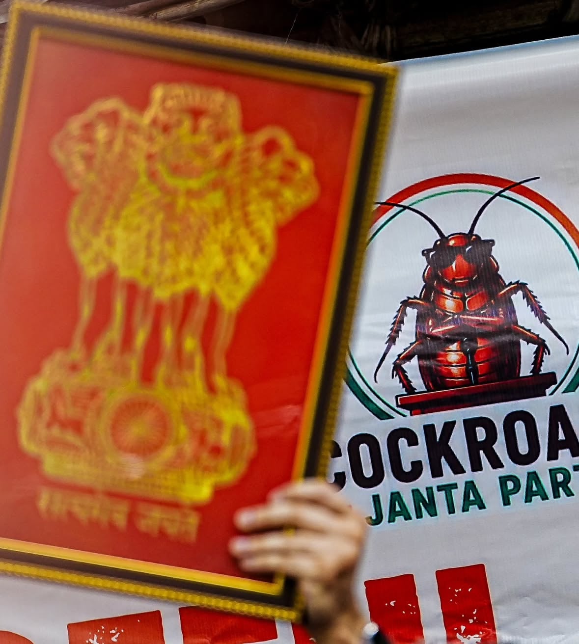 Cockroach Janta Party (CJP) Protest .

📍New Delhi | June 6, 2026.

Members of the Cockroach Janta Party and student groups gather in protest, demanding the resignation of Union Education Minister Dharmendra Pradhan over the recent NEET exam paper leak. A powerful wave of Gen-Z and youth-led voices demanding accountability and
structural reform in the education system.
@cockroachjantaparty @abhijeetdipke @seven_shots_ @wangchuksworld