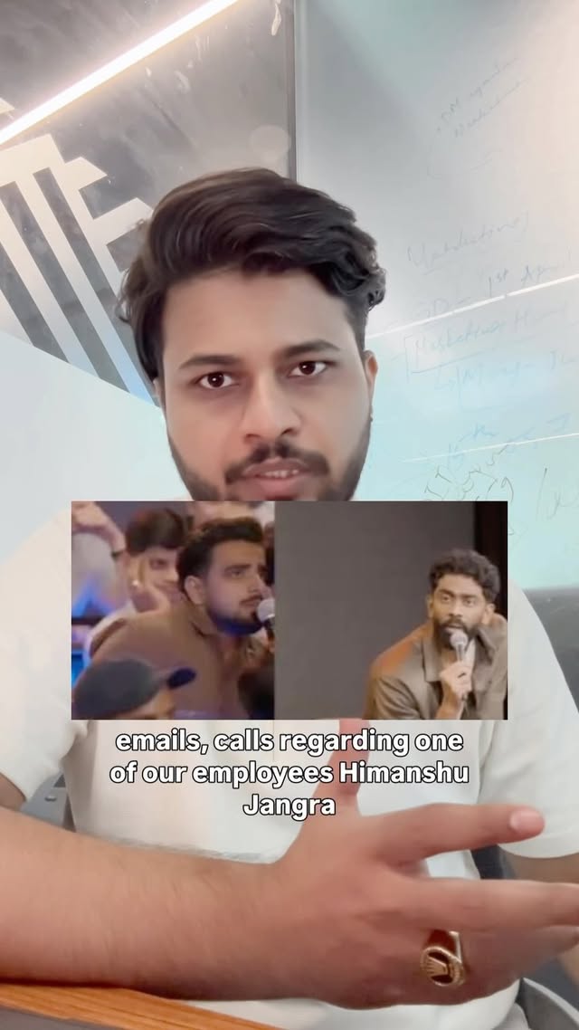We have fired Himanshu. Mistakes have consequences.

But we also hope they become opportunities for reflection, learning, and positive change.

After carefully reviewing the situation, we have taken a decision and wanted to address it openly.

This is our response.