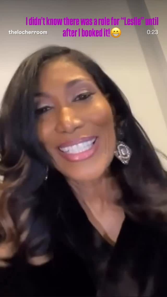 @theonlydaphneeduplaix was already locked in for the role of “Nicole” but my self-tape audition was for one of her scenes with Ted. Sometimes Casting just wants to see what you can do even though they know you’re going to be a completely different character, so give it all you got! “Leslie” was a surprise and every day I go on set, she still is!😂And I still love (almost) every moment of her “Cray-cray”!😜 Still grateful.💯 #trishamanngrant #actrish #thelocherroom #beyondthegatescbs #leslie