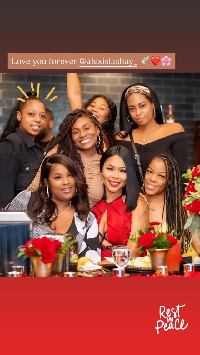 Speechless and heartbroken 💔
Letting you go is the hard part but knowing you are resting with God will serve as our peace during this difficult time 🙏🏽 @alexislashay_ I love you and will miss you and the beautiful friend you’ve been to my daughter @jazzalexis_ • You will always be my bonus baby 💞
May God give your family and loved ones the strength and comfort that surpasses understanding and may your beautiful soul rest in the arms of the Lord. #DrAlexisFletcher 👩🏽‍⚕️🥼
My heart and condolences are with you @angieslashes2012 and your entire family ❤️🙏🏽