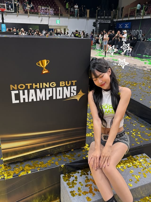 恭喜我夢總冠軍🏆🥳
拋下彩帶那一刻 好不可思議
第一年の啦啦隊 好開心可以一起見證這份感動～～
我愛夢想家💚 我愛formosa sexy💚
@formosa_dreamers_official 
@formosasexytw