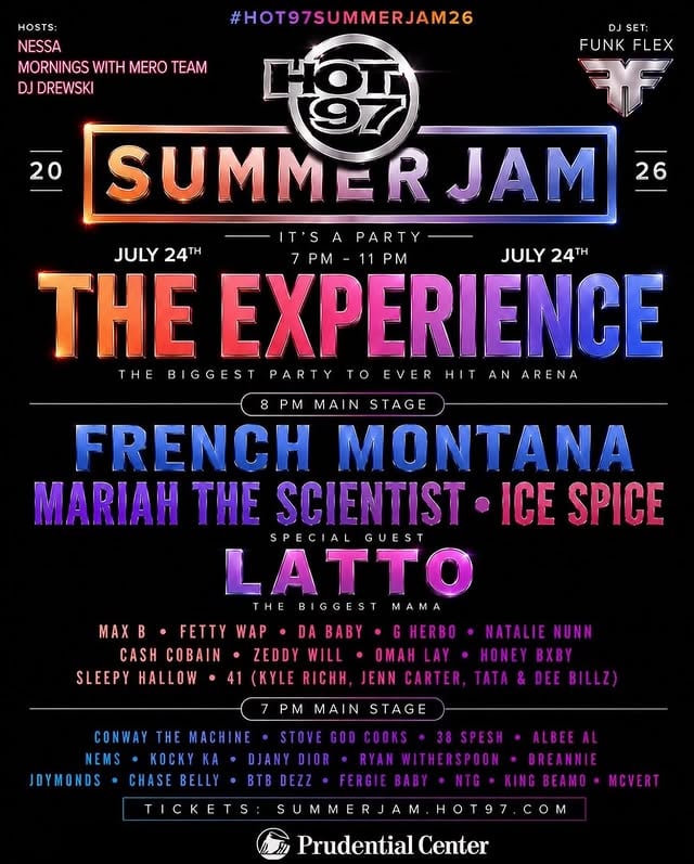 Summer Jam New York City- NEW JERSEY … I’m ready thank you for the love and welcoming me to the city can’t wait to turn it up on stage ! 🙏🏽 @hot97 @funkflex ♥️ I can’t wait by @realmissnatalienunn