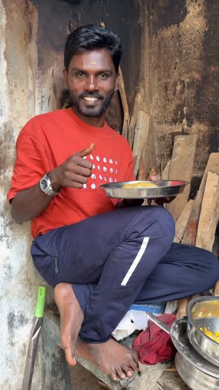 Fruit salad முட்டை தோசை New காம்போ 😋 by @blacky_star_74