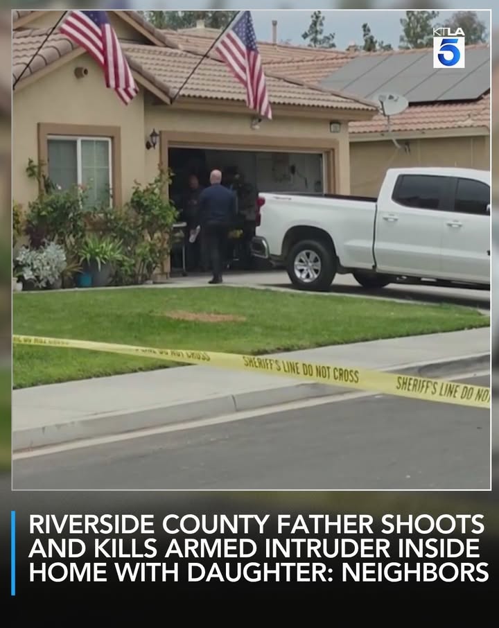 A father’s mission to save his teenage daughter from an alleged intruder who broke into their San Jacinto home prompted a gun battle Friday night that ended with the suspect dead. Full story at our link.