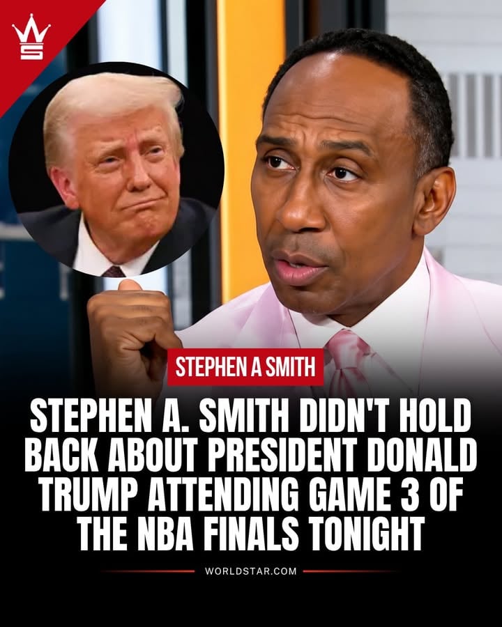 #StephenASmith to #DonaldTrump - “This president has no business showing up in New York City. I am dead serious. It is selfish. It is narcissistic. It is ridiculous that he is coming to this game.”😳