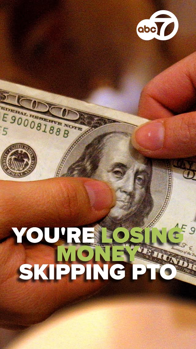 TAKE THAT TIME OFF 👀🧳Many American workers aren't using all of their paid vacation time -- and it's costing them. A new study found employees leave an average of six vacation days unused each year, amounting to roughly $3,000 in lost wages.MORE IN BIO LINK by @7newsdc