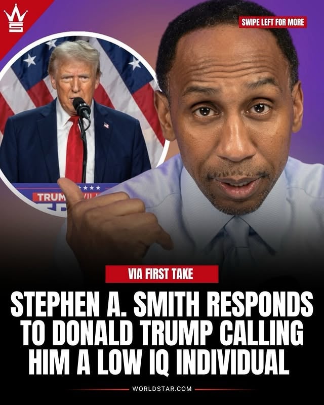 #StephenASmith responds to #DonaldTrump! 👀 @firsttake
