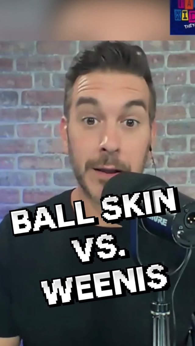 Who knew these things were so similar?!#nicoleryan #richdavis #havekidstheysaid #weenus #balls by @mashupnicole