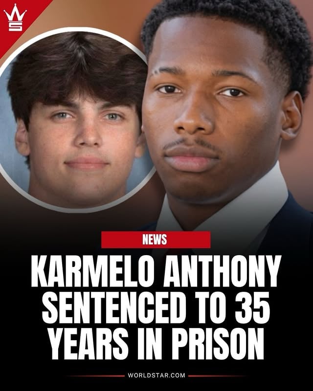 According to reports, Karmelo Anthony, the teen convicted of fatally stabbing fellow student Austin Metcalf during a high school track meet, has been sentenced to 35 years in prison.

Anthony, 19, was found guilty of murder in the April 2, 2025 killing of 17-year-old Metcalf at a stadium in Frisco, Texas. A Collin County jury, which was sequestered during deliberations, ultimately handed down the sentence.