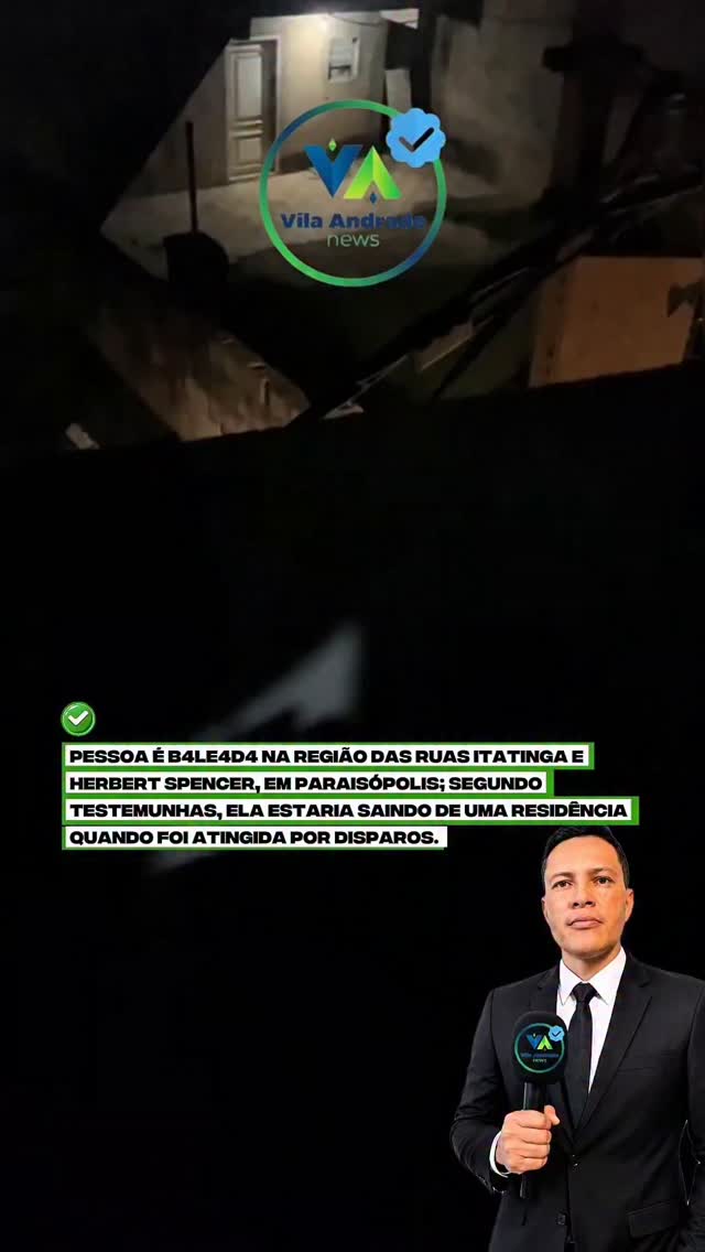 🚨 HOMEM É BALEADO EM PARAISÓPOLIS NESTA NOITEUma pessoa foi baleada na noite desta terça-feira (9), na comunidade de Paraisópolis, na Zona Sul de São Paulo. O caso ocorreu na região do cruzamento das ruas Iratinga e Herbert Spencer.Segundo relatos de moradores, a vítima estaria saindo de uma residência quando foi surpreendida por disparos de arma de fogo. Ainda não há informações oficiais sobre a motivação do crime nem sobre a identidade dos envolvidos.Equipes de resgate e da Polícia Militar foram acionadas para atender a ocorrência. O estado de saúde da vítima não havia sido divulgado até o momento da publicação desta reportagem.O caso deverá ser investigado pelas autoridades competentes.📍 Paraisópolis – Zona Sul de São Paulo#vilaandradenews #noticias by @vilaandradenews